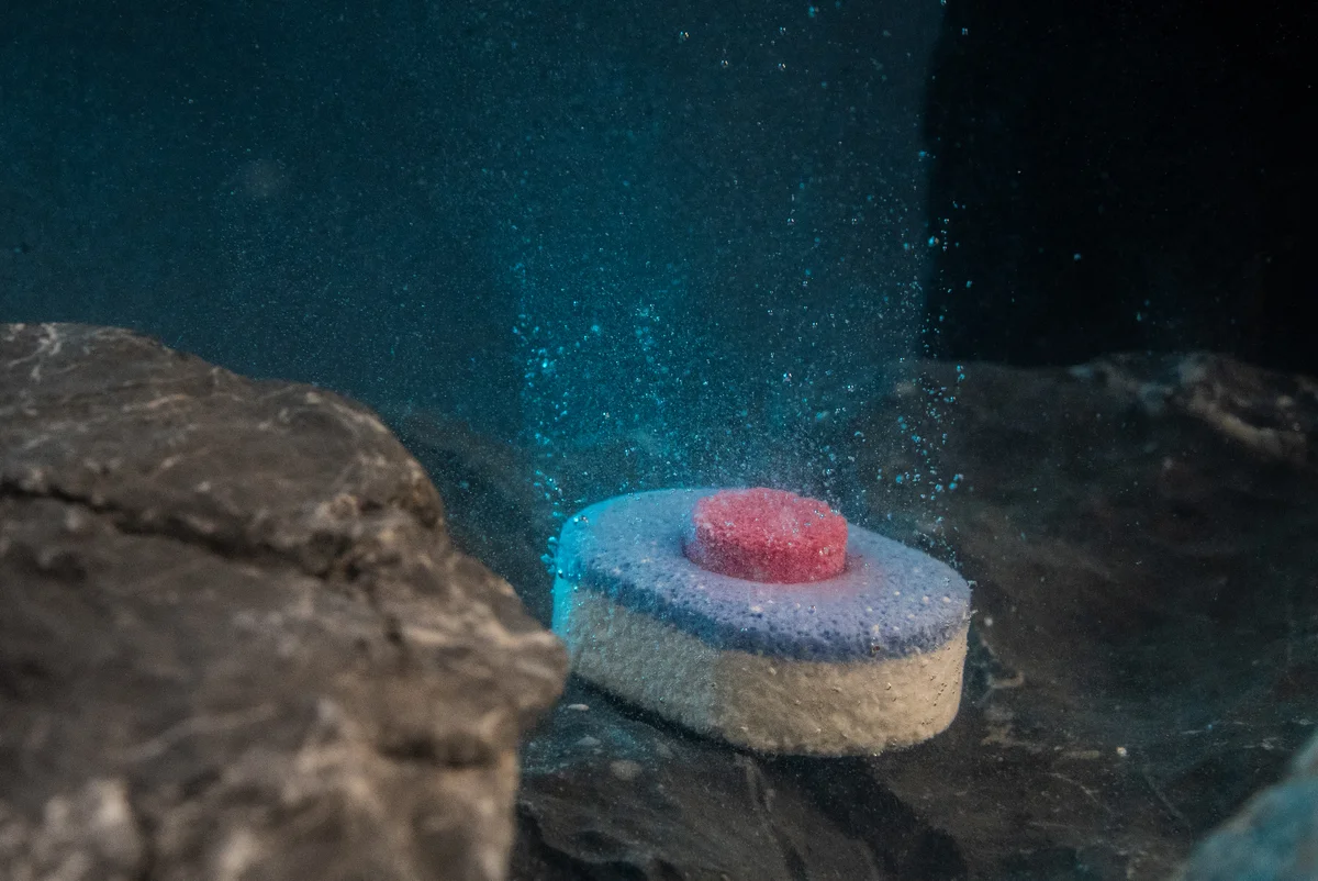 Tablet in rack/dispenser